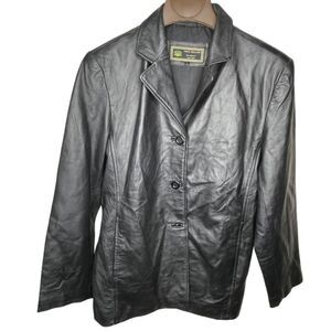 Niko Milano Lamb Skin‎ Coat Black